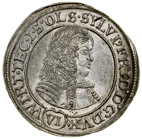 6 krajcarów, 1674 SP, Oleśnica