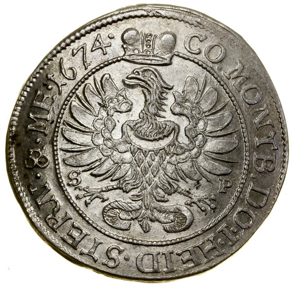 6 krajcarów, 1674 SP, Oleśnica