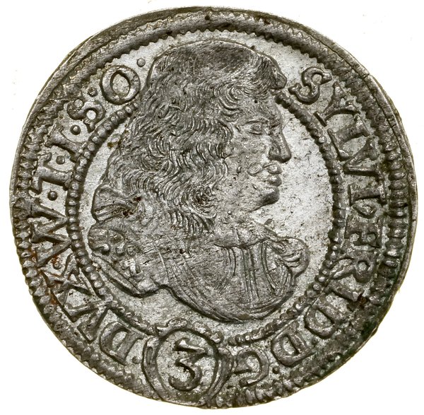 3 krajcary, 1674 SP, Oleśnica
