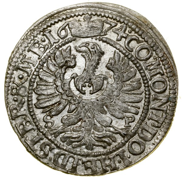 3 krajcary, 1674 SP, Oleśnica