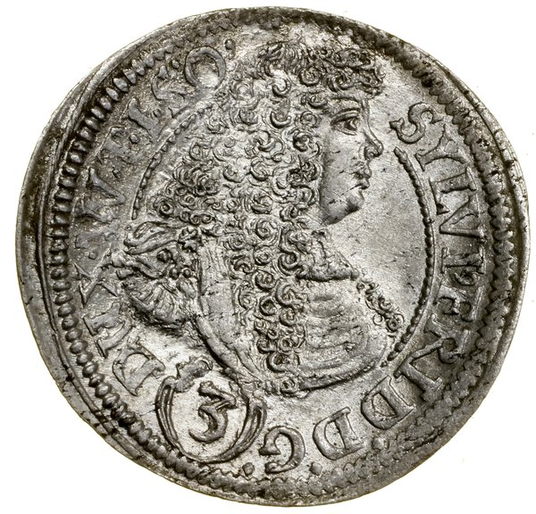 3 krajcary, 1675 SP, Oleśnica