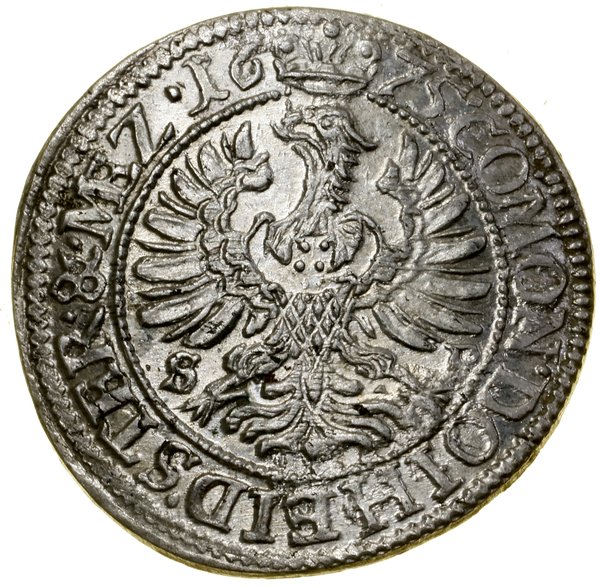 3 krajcary, 1675 SP, Oleśnica