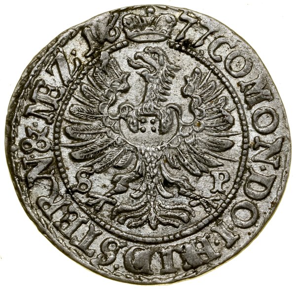 3 krajcary, 1677 SP, Oleśnica