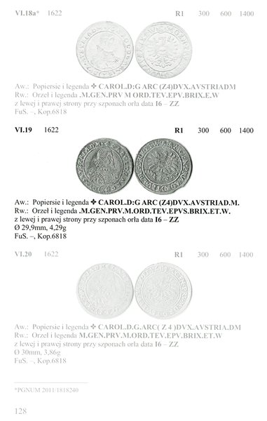 24 krajcary, 1622, Nysa