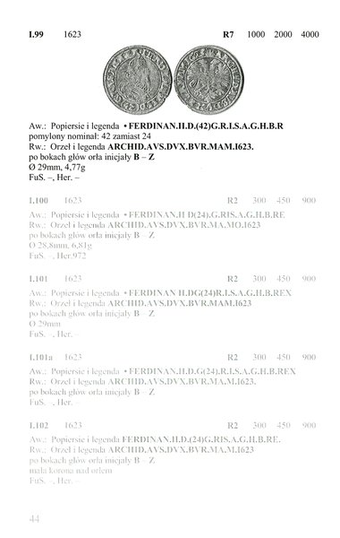 24 krajcary 1623, mennica nieokreślona (Nysa?)