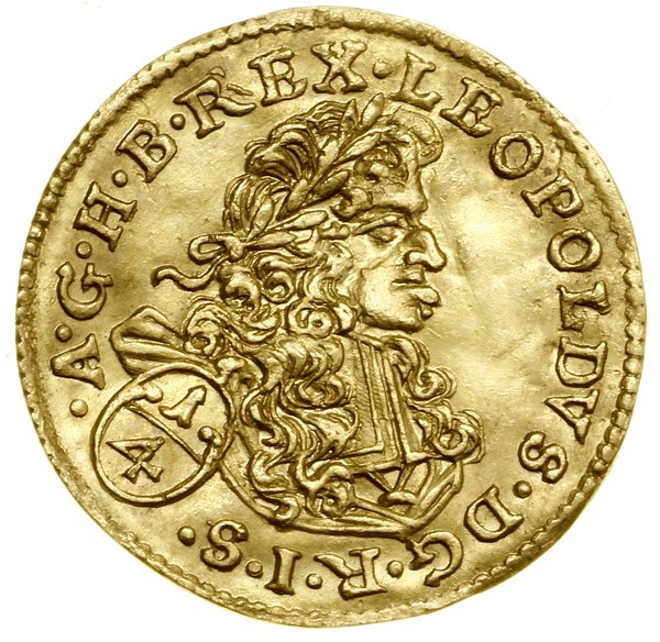 1/4 dukata, 1688 SHS, Wrocław