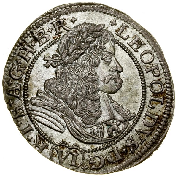 6 krajcarów, 1676 SHS, Wrocław