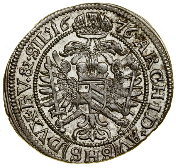 6 krajcarów, 1676 SHS, Wrocław