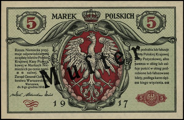 5 marek polskich, 9.12.1916