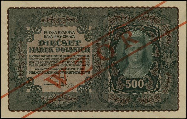 500 marek polskich, 23.08.1919