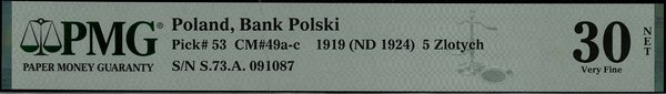 5 złotych, 28.02.1919