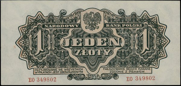 1 złoty, 1944