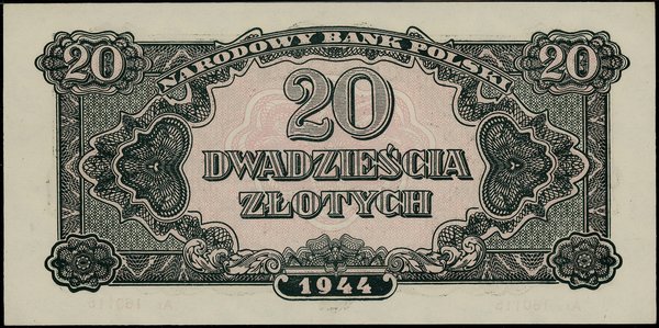 20 złotych, 1944