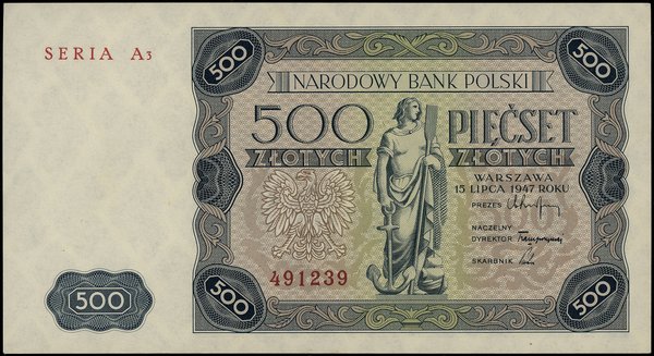 500 złotych, 15.07.1947