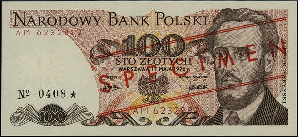 100 złotych, 17.05.1976
