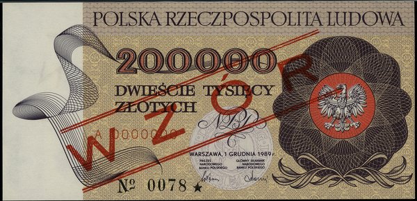 200.000 złotych, 1.12.1989