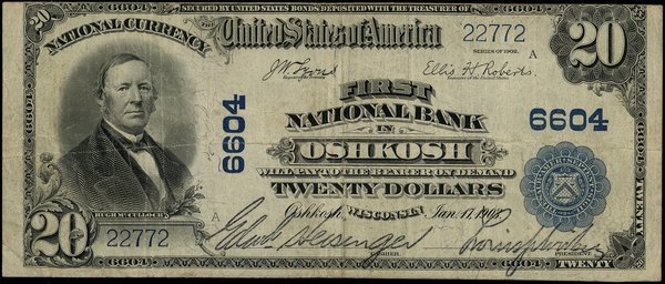 First National Bank in Oshkosh - Wisconsin (6604)