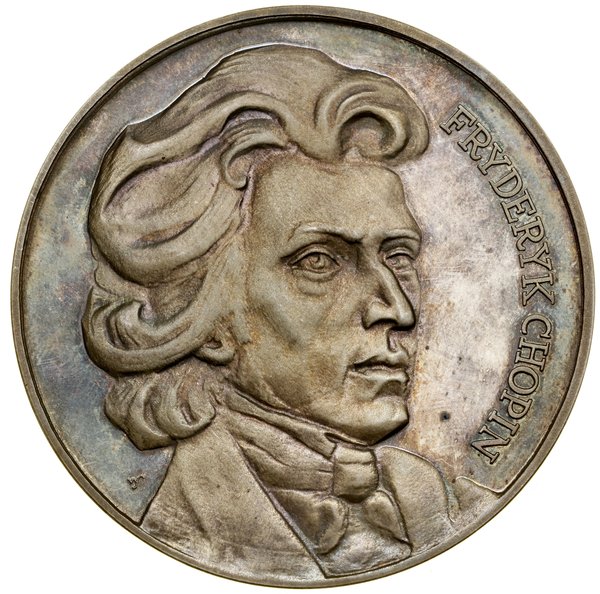 Medal IX Festiwalu Pianistyki Polskiej, 1975, Warszawa, projektowała i wykonała Stanisława Wątróbska-Frindt