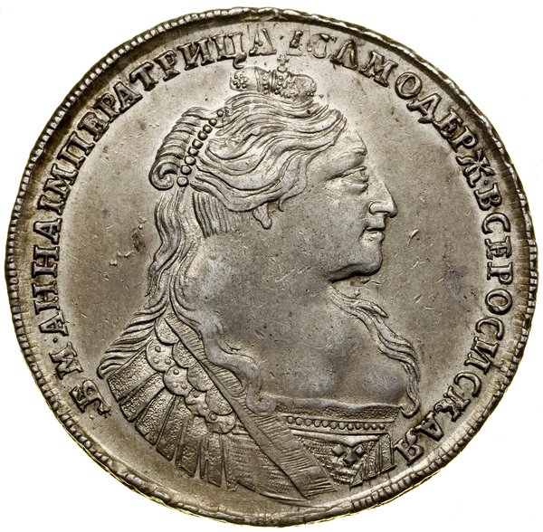 Rubel, 1734, Kadaszewski Dwor (Moskwa)