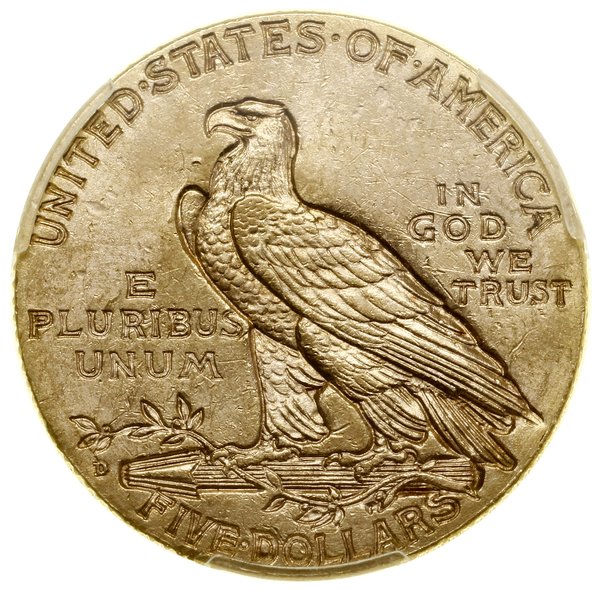 5 dolarów, 1908 D, Denver