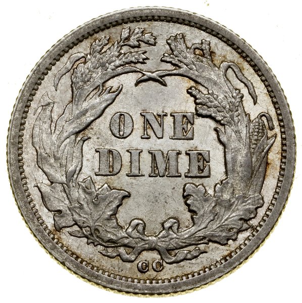 10 centów (dime) 1877 CC, Carson City