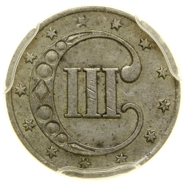 3 centy, 1853, Filadelfia