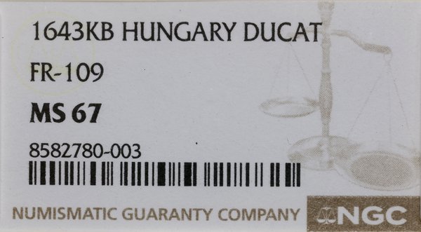 Dukat, 1643 KB, Kremnica