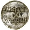 Denar, (983–1002), Dortmund; Aw: Krzyż grecki, w każdym kącie kulka, + ODDO + RE+; Rw: THERT / + /..