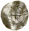 Denar, (ok. 1013–1025); Aw: Wzgórze z krzyżem, MSϽNLT; Rw: Krzyż grecki, w każdym kącie kulka, na ..