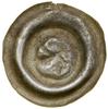Brakteat szeroki, II połowa XIII w.; Popiersie konia w lewo; Fbg 759, FbgCDS 144; srebro, 25.1 mm,..