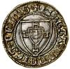 Szeląg; Aw: Tarcza Wielkiego Mistrza, + MΛGST’ (dwa x) WYNRICS (dwa x) PRIMS; Rw: Tarcza zakonna, ..
