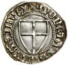 Szeląg; Aw: Tarcza Wielkiego Mistrza, + MΛGST’ x CORΛDVS (dwa x) TERC’; Rw: Tarcza zakonna, + MONE..