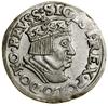 Trojak, 1536, Gdańsk; odmiana z węższym popiersiem władcy, w legendzie awersu TO PRVSS, w legendzi..