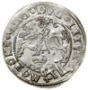 Grosz na stopę polską, data nieczytelna (1546), Wilno; data na końcu legendy awersu, końcówki lege..