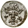 Denar, 1554, Gdańsk; Białk.-Szw. 408, CNG 81.VI, Kop. 7350 (R4), Kurp. (1506–1573) 925 (R3), Tyszk..
