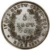 5 złotych, 1831 KG, Warszawa; na rewersie ułamek 211/625 z kreską ułamkową w stopie menniczej; Aw:..