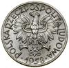 5 złotych, 1958, Warszawa; Rybak, odmiana z wąską cyfrą 8 w dacie; Parchimowicz 220a; bardzo rzadk..