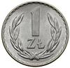 1 złoty, 1957, Warszawa; Parchimowicz 213a; rzadki rocznik w pięknym stanie zachowania.