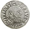 Grosz, 1541, Królewiec; odmiana z długą brodą księcia, końcówka legendy PRVSS; Kop. 3783, Slg. Mar..