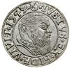 Grosz, 1543, Królewiec; końcówka legendy PRVSS, BRAN z literą N pisaną prawidłowo; Kop. 3785, Slg...
