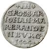 Trojak, 1544, Krosno; F.u.S. 1987, Iger Kr.44.1.a (R3), Kopicki 6033 (R2); bardzo ładnie zachowany..