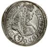 3 krajcary, 1675 SP, Oleśnica; z końcówką MEZ na rewersie (ME w ligaturze), bez obwódki pod popier..