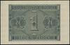 1 złoty, 1.03.1940; seria A, numeracja 0000000, bez perforacji i bez nadruków WZÓR; Lucow 764 (R6)..