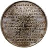 Medal wybity na pamiątkę narodzin Jana Maurycego Brühla, 1781, Warszawa, projektował i wykonał Jan..