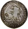 Talar (Glockentaler), 1643, Goslar; Aw: Tarcza herbowa, AUGUSTUS HERTZOG ZU BRAUN U LU; Rw: Trzy r..