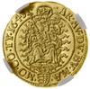 Dukat, 1643 KB, Kremnica; Aw: Postać króla stoją