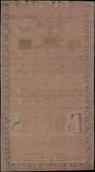 Insurekcja Kościuszkowska - bilety z 1794 r.. 5 złotych polskich, 8.06.1794