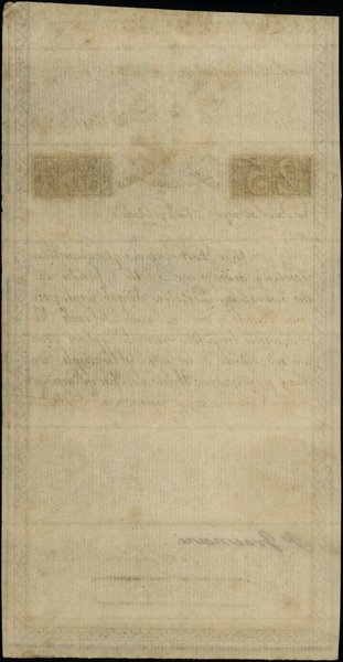 Insurekcja Kościuszkowska - bilety z 1794 r.. 25 złotych polskich, 8.06.1794