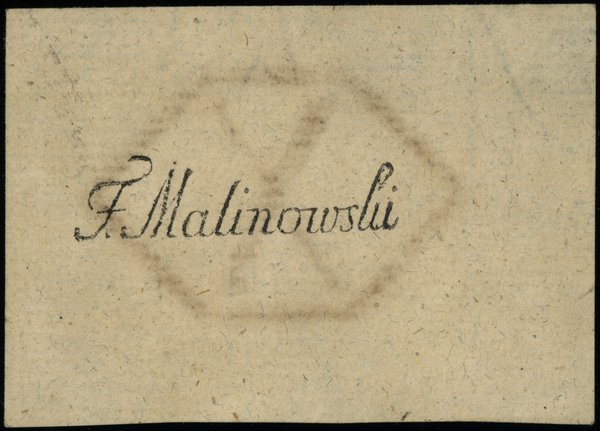 Insurekcja Kościuszkowska - bilety z 1794 r.. 10 groszy miedziane, 13.08.1794