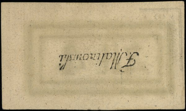 Insurekcja Kościuszkowska - bilety z 1794 r.. 4 złote polskie, 4.09.1794